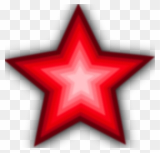 Red Star Clip Art Hd - Imagenes De Estrellas Decorativas - Png Download