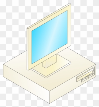 Pc Clipart Old Computer - Portable Network Graphics - Png Download