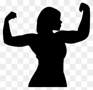 Exercise Strength Training Physical Fitness Weight - Female Athlete Silhouette Clipart