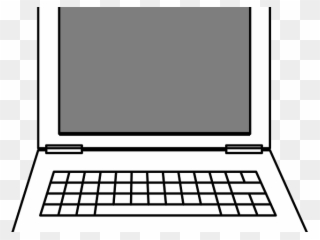 Drawn Laptop Computer Clipart - Clipart Laptop - Png Download