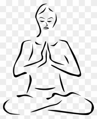 Meditation Yoga Posture Asana Exercise Position - Yoga Clip Art - Png Download