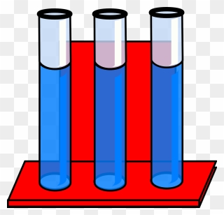 3 Test Tubes With Water Clipart