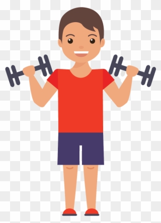 Muscles Clipart Gym - Exercise Flat Design Png Transparent Png