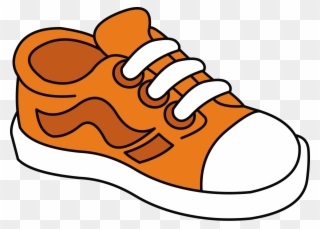 Gym Shoes Clipart Animated - Kids Shoe Clipart - Png Download