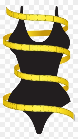 Starting A Weight Loss Plan Is Easy - Weight Loss Tape Measure Clipart - Png Download