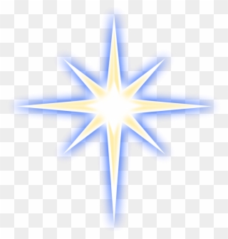 Christmas Star Clipart Free 19 Religious Christmas - Christmas Star Clipart - Png Download