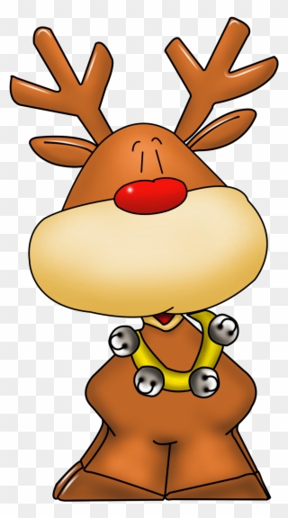 Christmas Reindeer Png Pin By Brenda Culliton On Christmas - Dibujos Navideños A Color Clipart