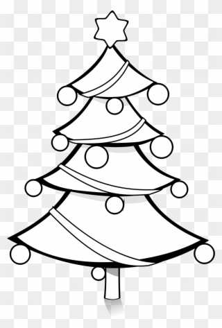 Large Size Of Christmas Tree - Christmas Tree Png Black And White Clipart