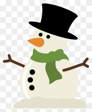 Cute Snowman Svg - Cute Simple Snowmen Clip Art - Png Download
