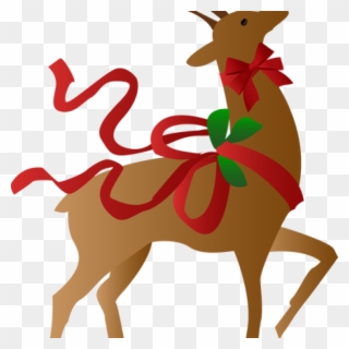 Reindeer Clipart Christmas Reindeer Clipart A Christmas - Transparent Reindeer Clipart - Png Download