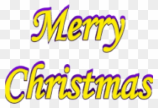 Merry Christmas Clipart Purple - Christmas Text Png Pic Art Transparent Png