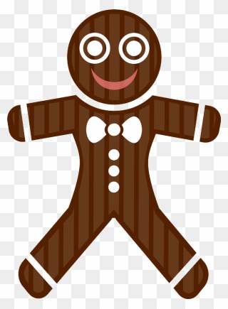 Gingerbread Man Clip Art - Gingerbread Cookie Shower Curtain - Png Download