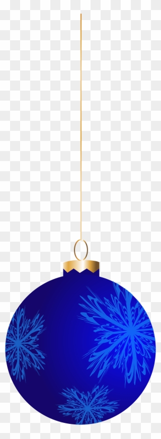 Blue Christmas Tree Ornament Png Clipart