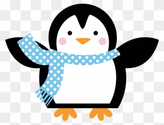 Photo By @daniellemoraesfalcao - Penguin In Scarf Png Clipart