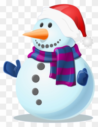 Christmas Snowman Clip Art - Snowman Png Transparent Png