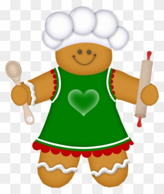 Cozinheiros Christmas Clipart, Gingerbread Men, Recipe - Christmas Day - Png Download