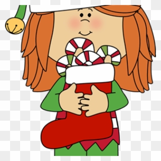 Christmas Elves Clipart Collection Of Free Elves Clipart - Christmas Girl Elf - Png Download