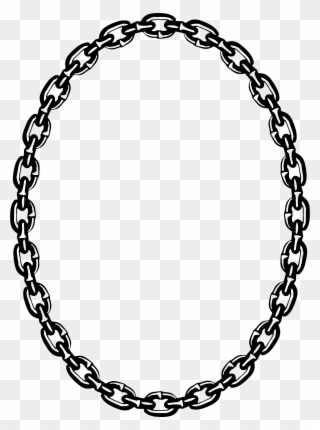 Chain Frame 3 By Firkin Canadian Forest, Cheese, Clip - Chain Circle Clipart - Png Download