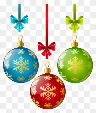 Christmas Ornaments Clipart Single - Clip Art Christmas Decoration - Png Download