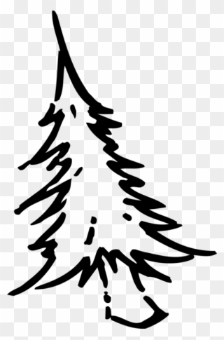 Drawing Christmas Tree Coloring Book Christmas Day - Tree Simple Drawing Png Clipart