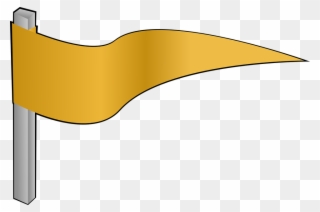 Download Flaglet Clipart Pennon Flag Clip Art Flag - Gold Flag Png Transparent Png