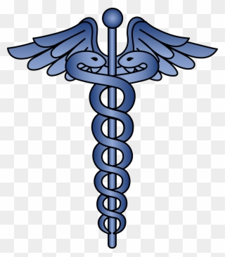 Caduceus Medical Symbol Clip Art Clipart - Logo Of Medical Profession - Png Download