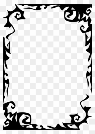 Picture Frames Borders And Frames Decorative Arts Molding - Spooky Picture Frames Png Clipart