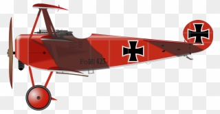 Free To Use Amp Public Domain Military Aircraft Clip - Fokker Dr1 - Png Download
