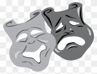 Grey Mardi Gras Mask Clip Art - Mardi Gras Masks Clip Art - Png Download
