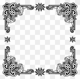 Borders And Frames Picture Frames Decorative Arts Windows - Border Design For History Clipart
