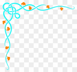Orange And Blue Border Clipart