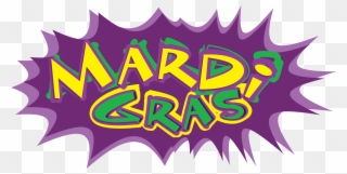 Mardi Gras Comic Book Clip Art - New Orleans - Png Download