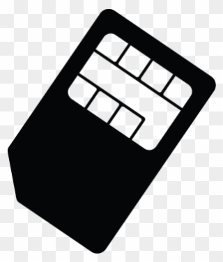 Sim Card, Chip, Poker, Simcard, Mobile Accessories, - Mobile Phone Clipart