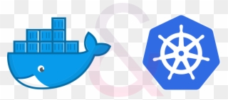 Docker And Kubernetes - Transparent Kubernetes Icon Clipart