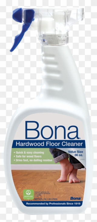 Bona® Hardwood Floor Cleaner Product Shadow - Bona Cleaner Clipart