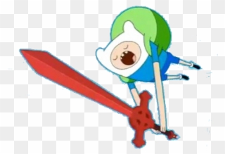 Finn The Human With Sword Clipart