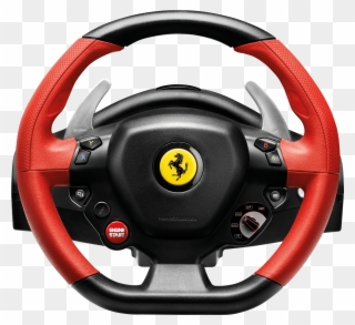 Car Wheel Clipart Ferrari - Ferrari Steering Wheel Xbox - Png Download