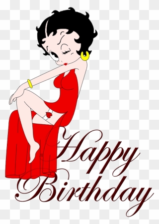 Pin Happy Birthday Clip Art For A Woman - Imagenes De Cumpleaños De Betty Boop - Png Download