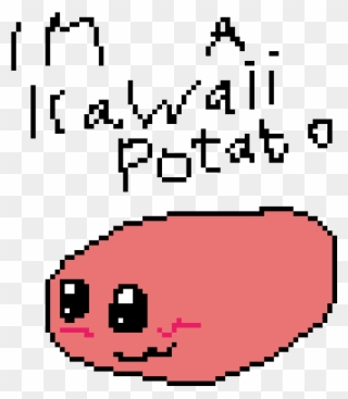 Im A Kawaii Potato - Potato Clipart