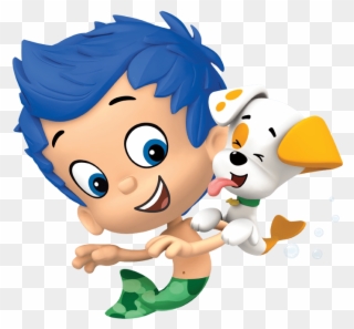 Bubble Guppies Gil And Puppy - Bubble Guppies Gil Clipart