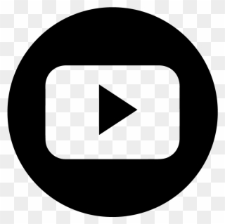 Youtube Social Dark Circle Black Youtube Logo Png Clipart Pinclipart
