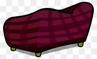 Burgundy Couch Sprite 004 - Couch Clipart