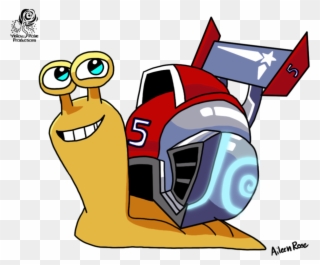 Turbo Snail Vector - Turbocharger Cartoon Clipart