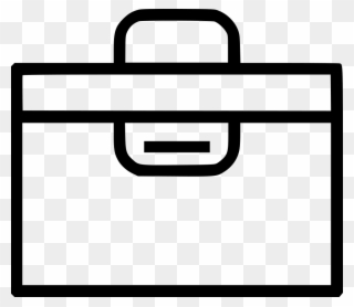 Briefcase Clipart Work - White Case Icon Png Transparent Png