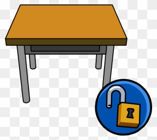 Clipart Table Classroom Table - Classroom Desk - Png Download