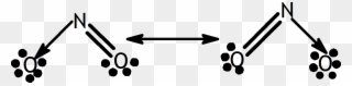 Image Showing Resonance Strcuture Of No2 Clipart