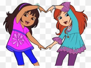 Clipart Kids Friendship - Friendship Friends Clip Art - Png Download