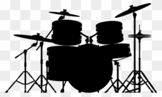 Permalink To Drums Clipart - Drums Clip Art Black And White - Png Download