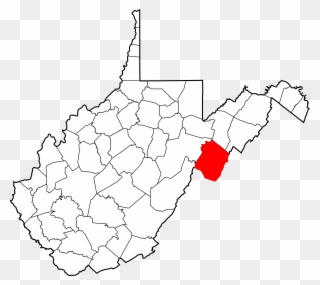 Map Of West Virginia Highlighting Monongalia County - Map Of West Virginia Sistersville Clipart