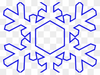 Snowflake Clipart Cold - Transparent Background Snowflake Clipart - Png Download